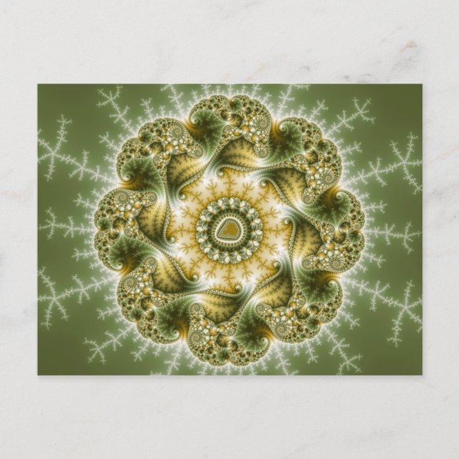 Broccolator - Fractal Art Vykort (Framsida)