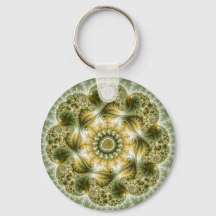 Broccolatoren - Fractalkonst Nyckelring