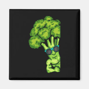 Broccoli Älskare Hälsosamma Grönsaker Gym Fitness Magnet