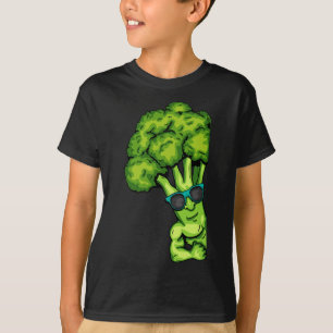 Broccoli Älskare Hälsosamma Grönsaker Gym Fitness T Shirt
