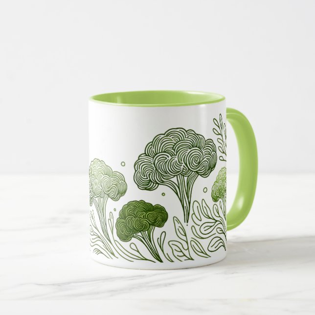 Broccoli älskare mugg (Framsida höger)