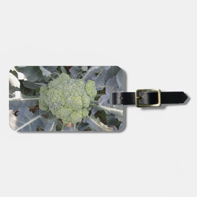 Broccoli Anpassningsbar Luggage Tag Bagagebricka (Horisontell Framsida)