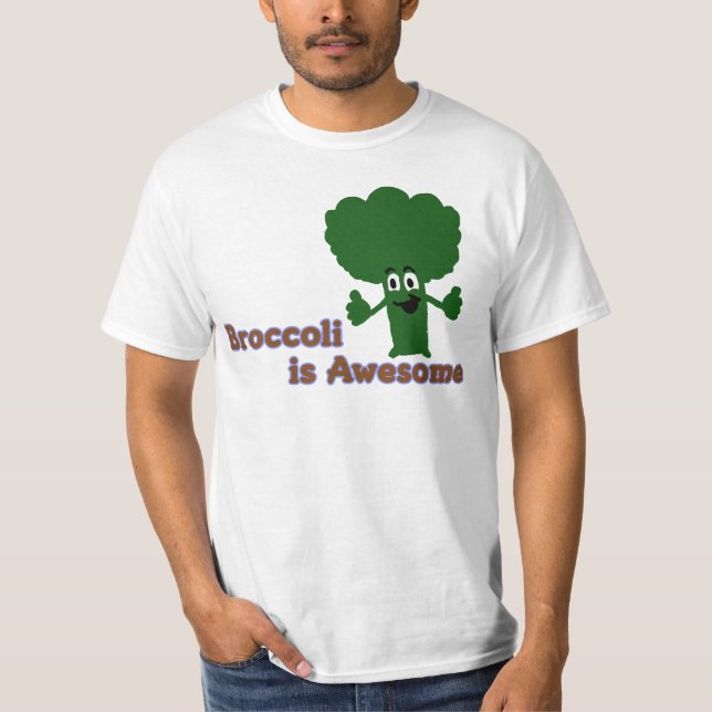 Broccoli är den enorma T-tröja T-shirt (Framsida)