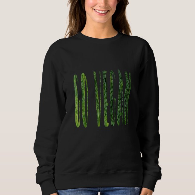 Broccoli är Life Roligt Go Vegan Graphic Vegetable T Shirt (Framsida)