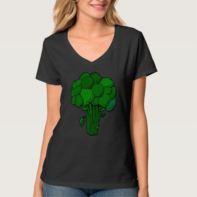 Broccoli är Life Roligt Graphics Vegetable 2 T Shirt (Framsida)