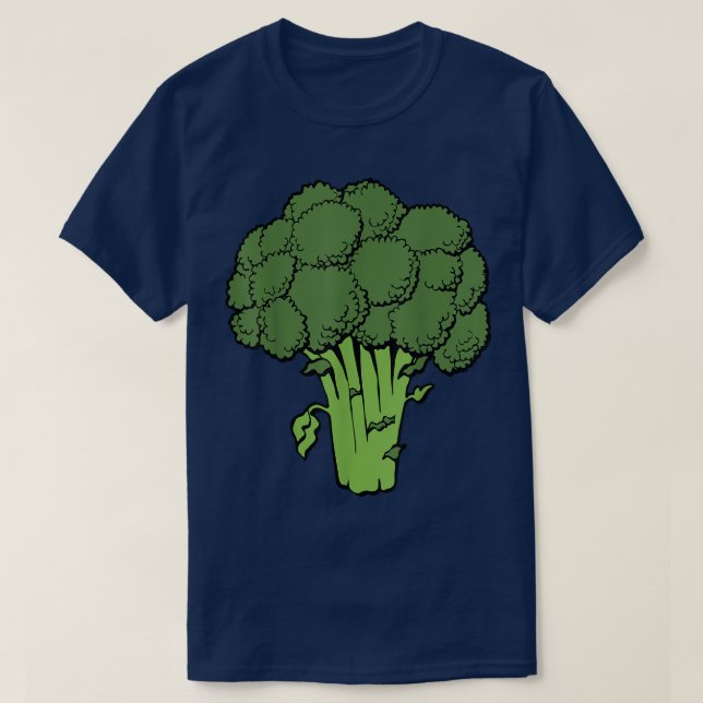 Broccoli är listig Roligt Graphic Vegetable T Shirt (Design framsida)
