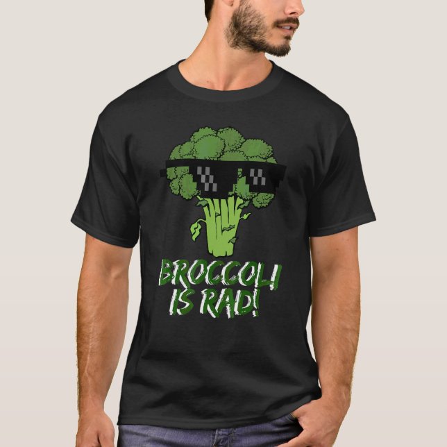 Broccoli Är Riktigt Coolt T Shirt (Framsida)