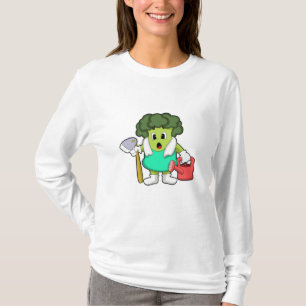 Broccoli as Farmer med Watering-burk T Shirt