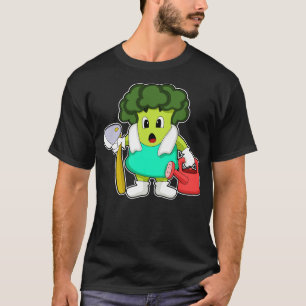 Broccoli as Farmer med Watering-burk T Shirt