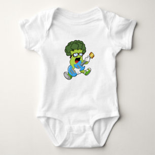 Broccoli as Musician med Guitar T Shirt