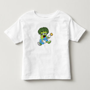 Broccoli as Musician med Guitar T Shirt