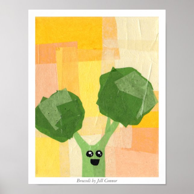 Broccoli av Jill Connor Poster (Framsidan)