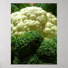 Broccoli & blomkål poster