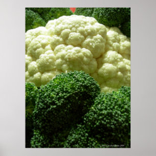 Broccoli & blomkål poster