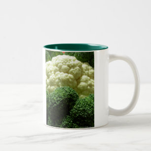 Broccoli & blomkål Två-Tonad mugg