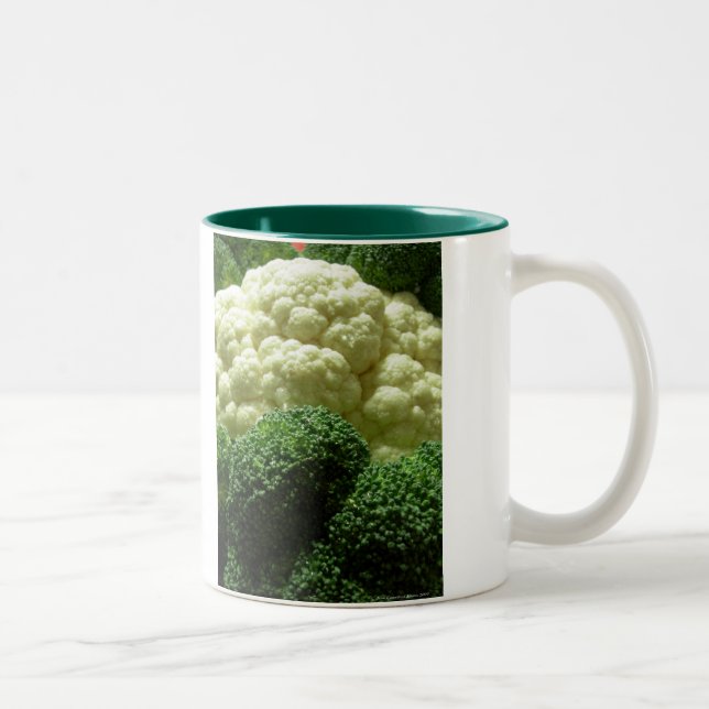 Broccoli & blomkål Två-Tonad mugg (Höger)