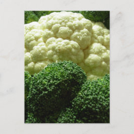 Broccoli & blomkål vykort