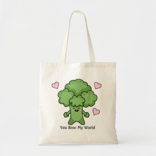 Broccoli Broc My World Tote Bag Tygkasse