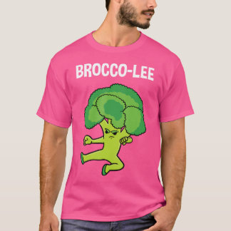 Broccoli Brocco-Lee Kung fu Martial Arts Mma Karat T Shirt