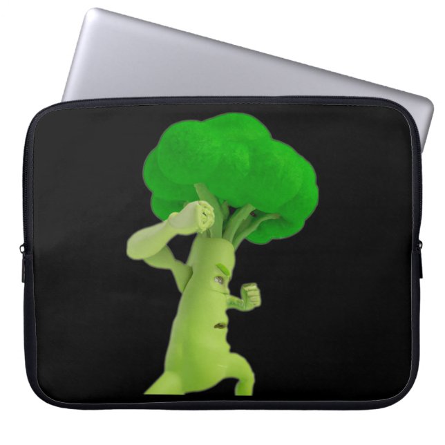 Broccoli Brrooccoolllliii! Bärbar dator Laptop Fodral (Framsidan)