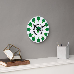 Broccoli Design Rund Klocka
