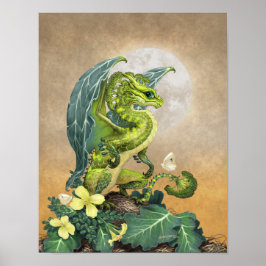Broccoli Dragon 11x14 (4x6 och uppåt) Poster