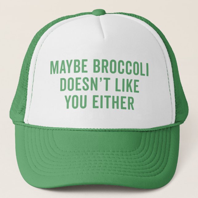 Broccoli gillar inte dig det roliga keps (Framsida)