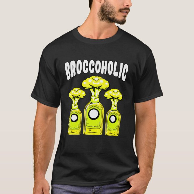 Broccoli Grönsaksätare Vegetarianer Växtbaserad D T Shirt (Framsida)