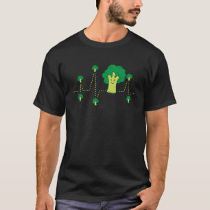 Broccoli Heartslag Top Vegetable T Shirt