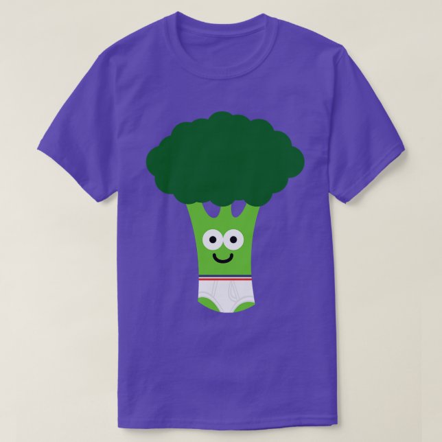 BROCCOLI IN UNDERWEAR T SHIRT (Design framsida)