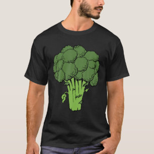 Broccoli Is Life Fun Graphic Vegetable T Shirt