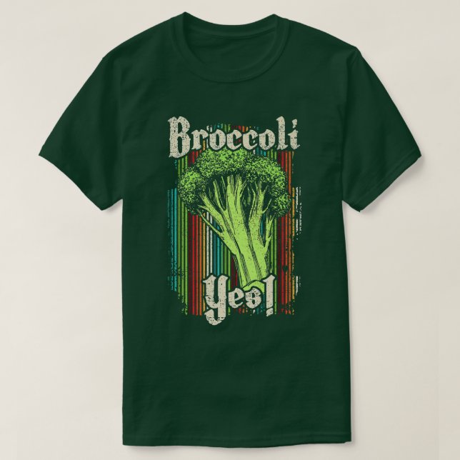 Broccoli Ja Funny Vegetable Gardener 290 T Shirt (Design framsida)