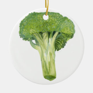 broccoli julgransprydnad keramik