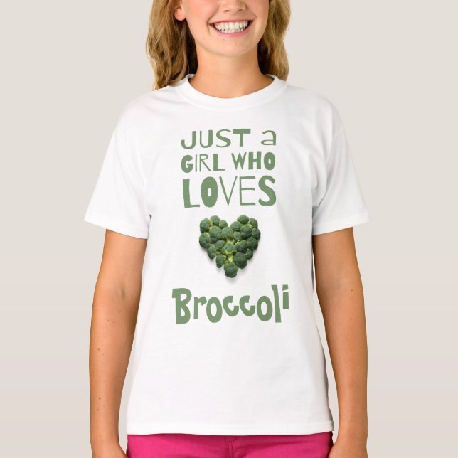 Broccoli Kärlek T Shirt (Framsida)