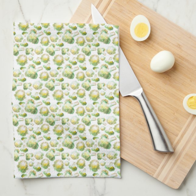 Broccoli Kitchen Tea Towel Kökshandduk (Vikt i Fjärdedel)