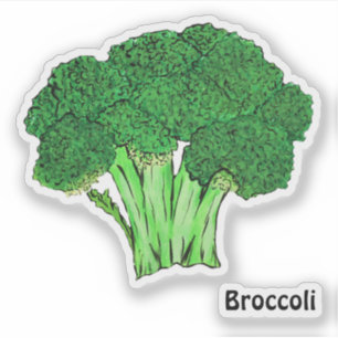 Broccoli Klistermärken