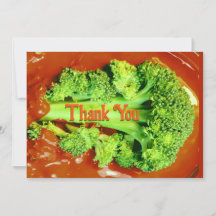Broccoli kommer från Red Photo - tackkort