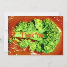 Broccoli kommer från Red Photo - tackkort Tack Kort
