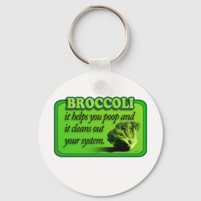 Broccoli-kopia Nyckelring (Framsida)