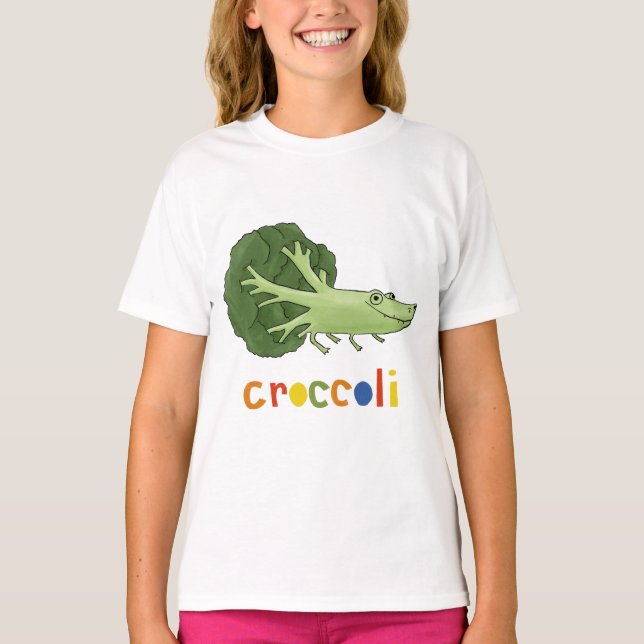 broccoli krokodil t shirt (Framsida)