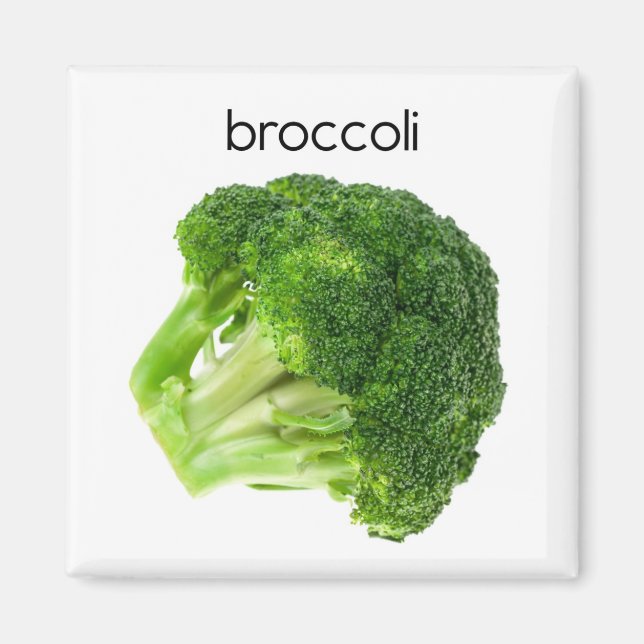 Broccoli-kylskåp, magnet (Framsidan)