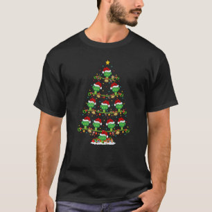 Broccoli Ljus Julafton Santa Broccoli jul Tre T Shirt