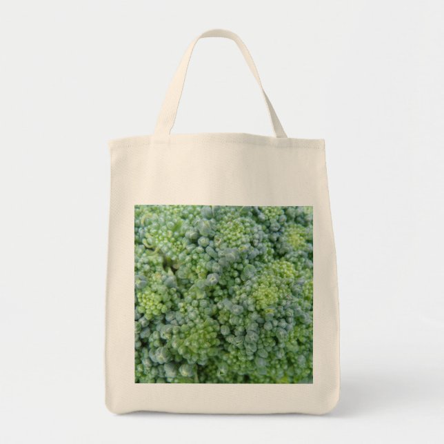 Broccoli Macro Organic Livsmedel Tote Bag Tygkasse (Framsidan)
