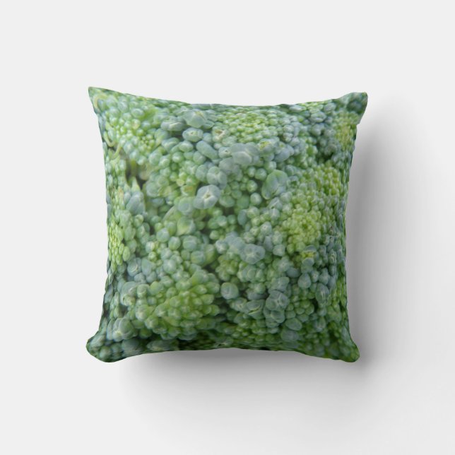 Broccoli Macro Pillow Kudde (Framsida)