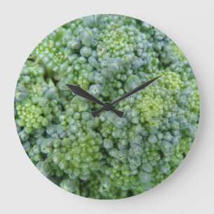 Broccoli Makro Wall Clock Stor Klocka