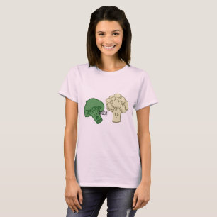 Broccoli och blomkålspökeskjorta t-shirt