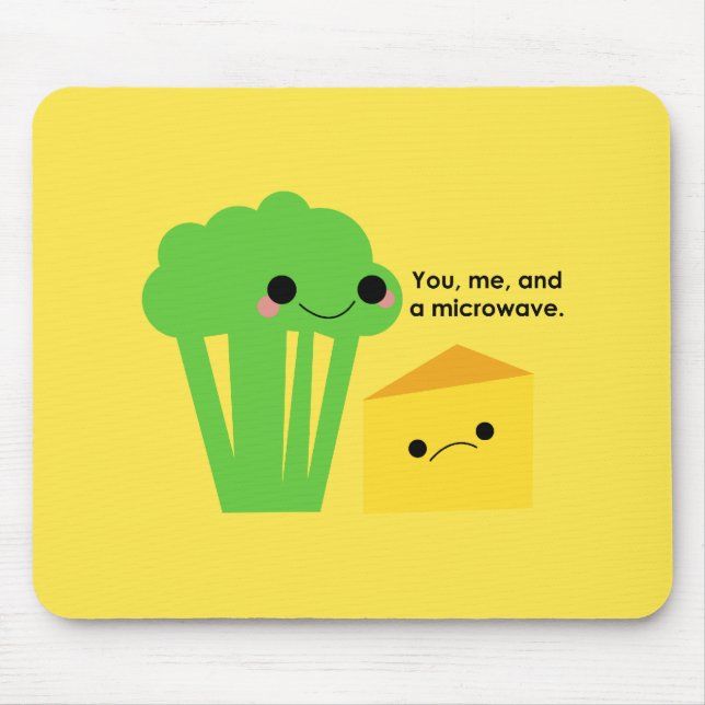 Broccoli och ost musmatta (Framsidan)