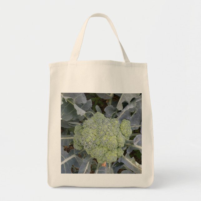 Broccoli Organic Livsmedel Tote Bag Tygkasse (Framsidan)