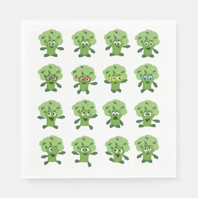 broccoli pappersservett (Framsidan)