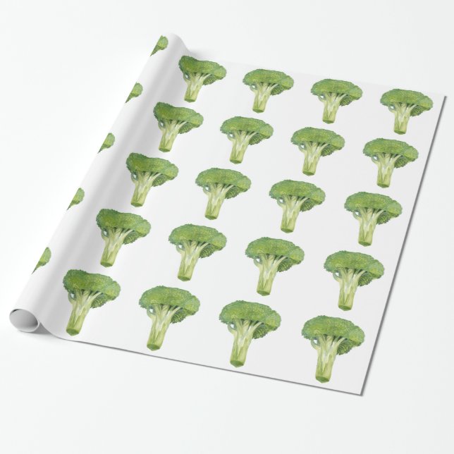broccoli presentpapper (Utrullad)